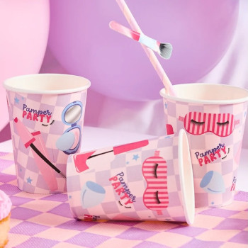 Bicchieri da festa Pyjama Party – decorazione compleanno ragazza | BelleFete.ch