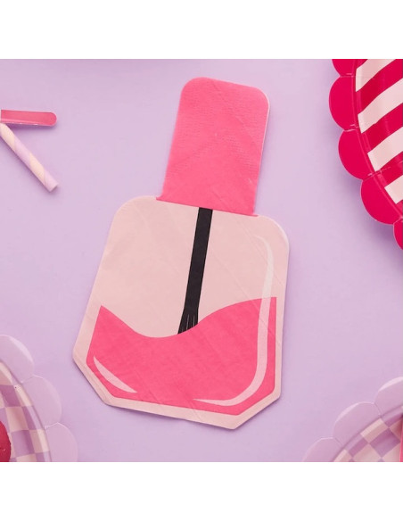 Handtücher Pyjama Party Nagellack – Geburtstagsdekoration Mädchen | BelleFete.ch