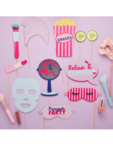 Accessoires photo Pyjama Party – coin photo anniversaire fille | BelleFete.ch