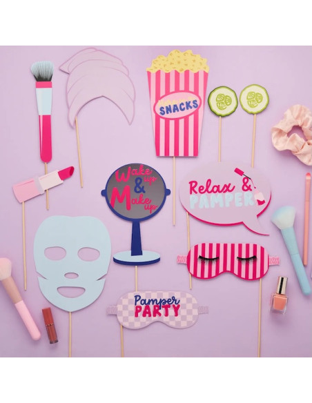 Accessoires photo Pyjama Party – coin photo anniversaire fille | BelleFete.ch