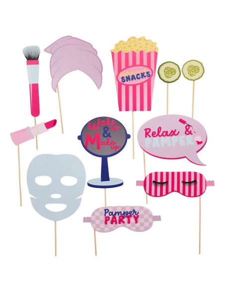 Accessoires Photo Pyjama Party | Décoration anniversaire fille | BelleFete.ch