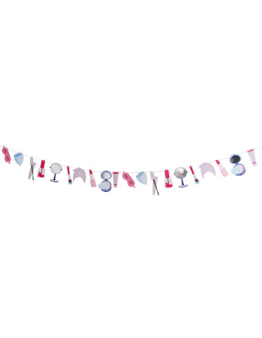 Ghirlanda per festa in pigiama | Decorazioni per compleanno di bambina | BelleFete.ch
