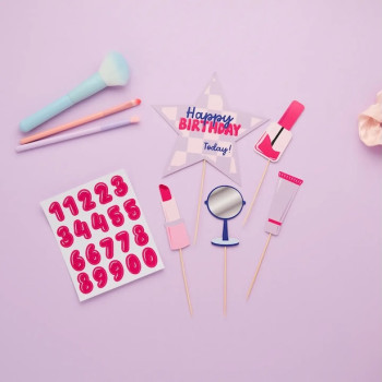 Décorations de gâteaux Pyjama Party | Anniversaire fille | BelleFete.ch 2