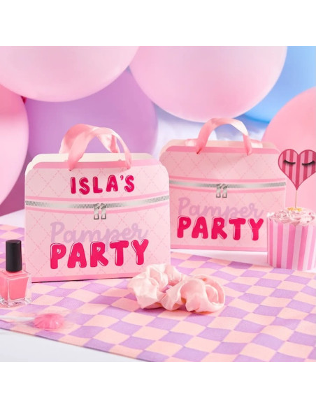 Sacs de fête trousse de toilette Pyjama Party – cadeaux invités anniversaire fille | BelleFete.ch