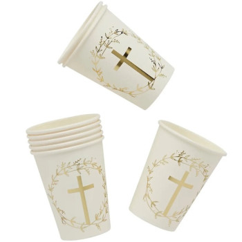 Taufe & Kommunion Partygläser – elegante Tischdekoration | BelleFete.ch 2