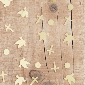 Coriandoli da festa Battesimo & Comunione – decorazione tavola elegante | BelleFete.ch