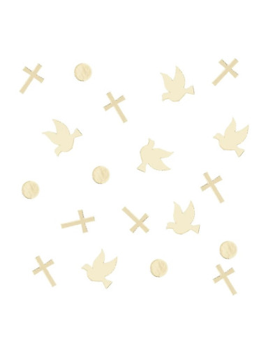 Confettis de fête Baptême & Communion | Décoration table | BelleFete.ch