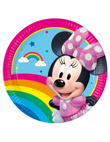 Piatti Arcobaleno di Minnie | Compleanno per bambini | BelleFete.ch