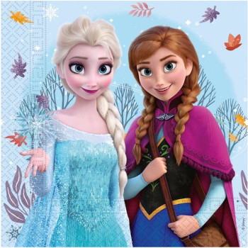 Servietten für Geburtstagspartys Königin des Schnees - Disney Geburtstag - Bellefete.ch - Schweizer Shop