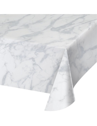 Nappe de fête en plastique Marbré - Déco de table - Bellefete.ch