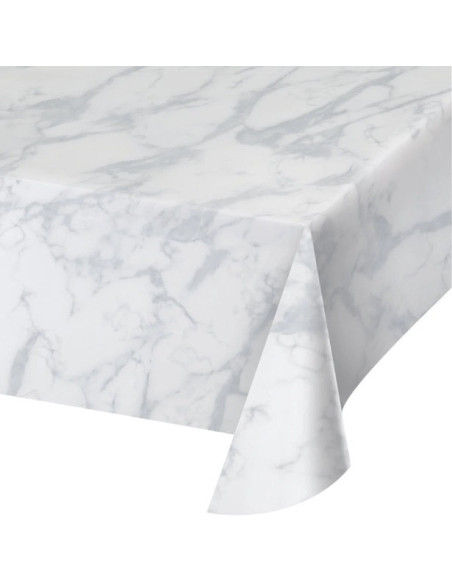 Nappe de fête en plastique Marbré - Déco de table - Bellefete.ch