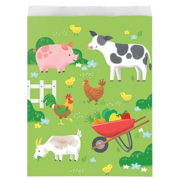 Sacchetti regalo animali della fattoria – festa di compleanno bambino | BelleFete.ch 2