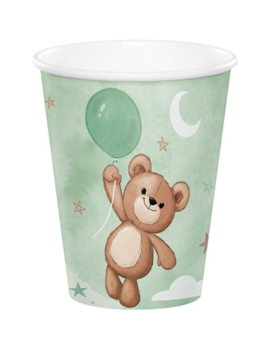 Bicchieri Teddy Bear - baby shower orsetto | BelleFete.ch