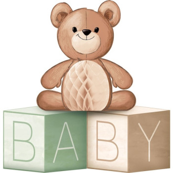 Centre de table Teddy Bear ourson – baby shower | BelleFete.ch