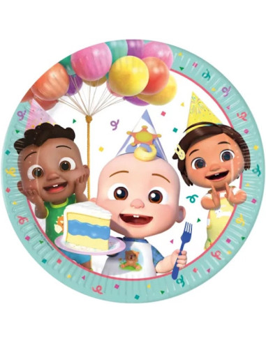 Teller Cocomelon JJ Geburtstag – Partydekoration für Kinder | BelleFete.ch