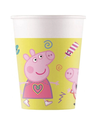 Gobelets de fête d'anniversaire Peppa Pig - Articles de fête - Boutique Suisse