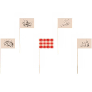 Piques décoratives barbecue – accessoires fête BBQ | BelleFete.ch