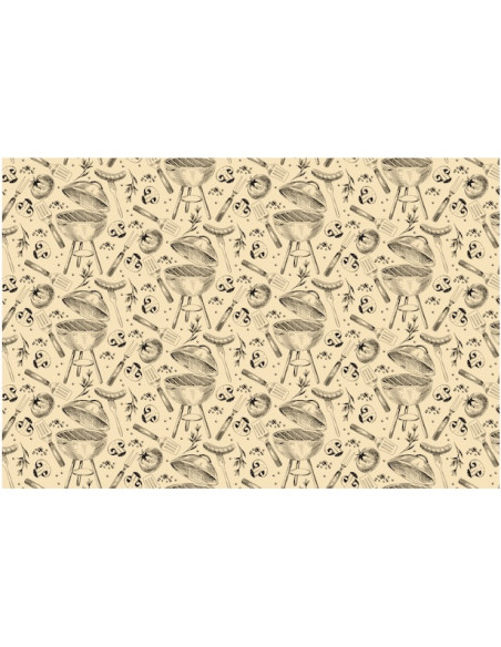 Nappe en papier barbecue – décoration fête BBQ conviviale | BelleFete.ch