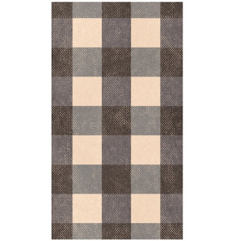 Serviettes à carreaux noirs – décoration fête barbecue conviviale | BelleFete.ch