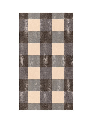 Schwarz karierte Handtücher – gemütliche Grillpartydekoration | BelleFete.ch