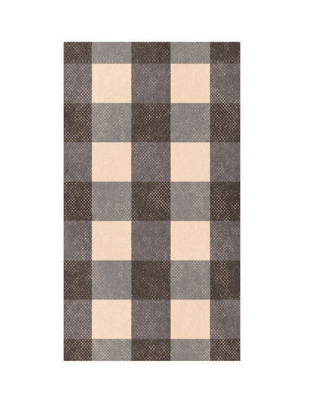 Asciugamani a quadri neri – decorazione festa barbecue conviviale | BelleFete.ch