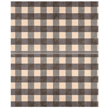 Serviettes à carreaux noirs – décoration fête barbecue conviviale | BelleFete.ch 2