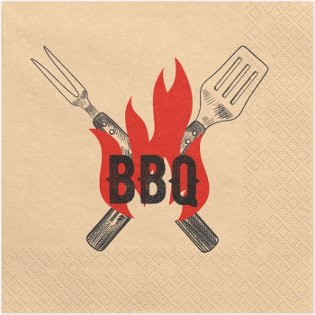 Servietten für Grillpartys – gesellige Tischdekoration | BelleFete.ch