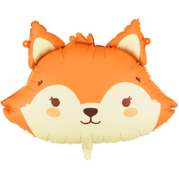 Ballon de fête renard – décoration anniversaire enfant thème animaux | BelleFete.ch