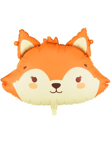 Ballon de fête renard – décoration anniversaire enfant thème animaux | BelleFete.ch