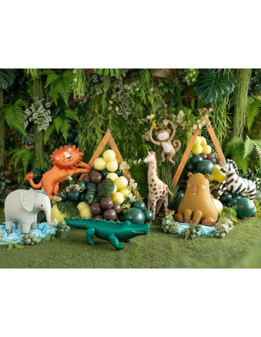 Ballon Girafe Géant 3D Debout | Décoration Anniversaire Jungle & Safari | BelleFete.ch