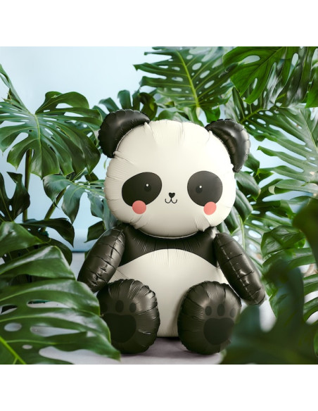 Palloncino per festa a tema panda - Decorazioni per compleanno a tema giungla e animali