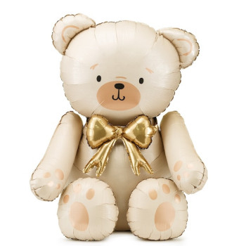 Teddybär Ballon – süße Dekoration zum Geburtstag Baby | BelleFete.ch