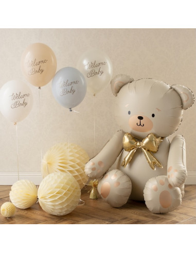 Teddybär-Ballon | Weiche Kindergeburtstagsdekoration | BelleFete.ch