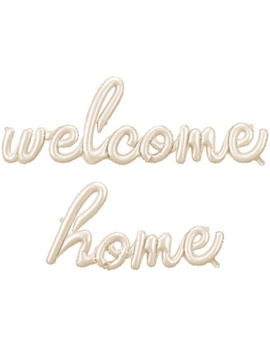 Ballon Welcome Home – décoration fête de bienvenue chaleureuse | BelleFete.ch
