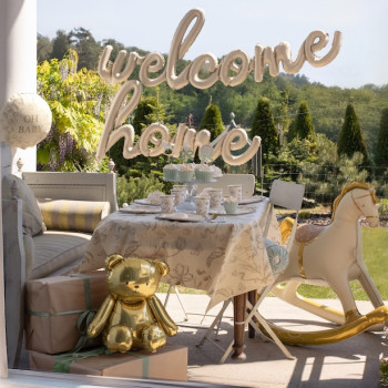 Ballon Welcome Home – décoration fête de bienvenue chaleureuse | BelleFete.ch 2