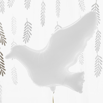 Ballon colombe blanc – décoration communion et baptême élégante | BelleFete.ch