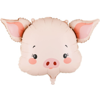 Ballon cochon – décoration anniversaire enfant thème ferme | BelleFete.ch