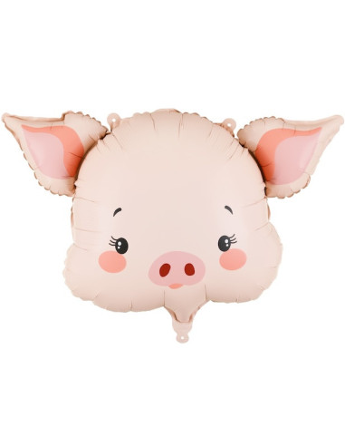 Ballon cochon – décoration anniversaire enfant thème ferme | BelleFete.ch