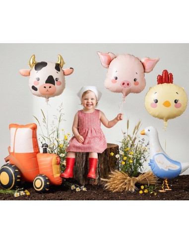 Schweineballon | Tierische Kindergeburtstagsdekorationen | BelleFete.ch