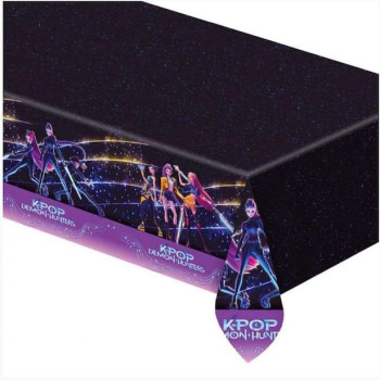 Nappe de fête K-Pop Demon Hunters – décoration de table anniversaire tendance | BelleFete.ch