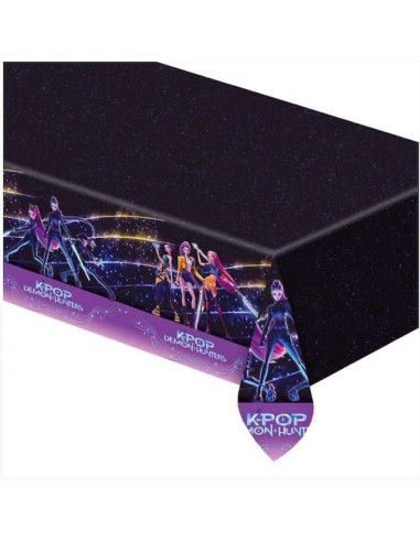 Nappe de fête K-Pop Demon Hunters – décoration de table anniversaire tendance | BelleFete.ch