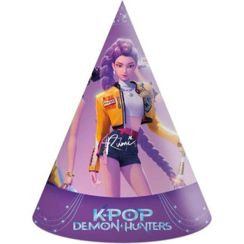 Chapeaux de fête K-Pop Demon Hunters – accessoires anniversaire enfant thème K-Pop | BelleFete.ch