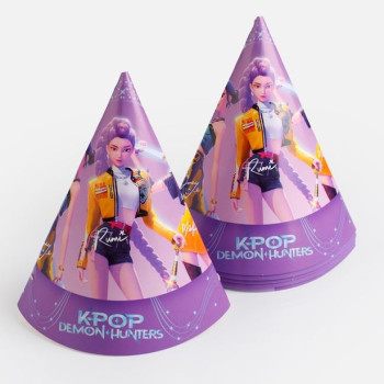 Chapeaux de fête K-Pop Demon Hunters – accessoires anniversaire enfant thème K-Pop | BelleFete.ch 2