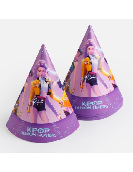 K-Pop-Dämonenjäger-Partyhüte | Accessoires für Kindergeburtstage | BelleFete.ch