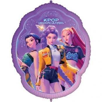 Ballon aluminium K-Pop Demon Hunters Super Shape 75 cm – décoration fête | BelleFete.ch