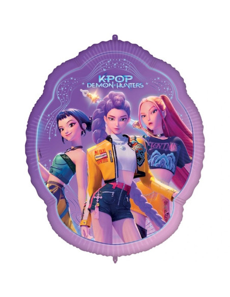Palloncino in alluminio K-Pop Demon Hunters Super Shape 75 cm – decorazione festa | BelleFete.ch