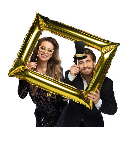 Boland Fotobox-Set mit Goldrahmen | Party- und Hochzeitsaccessoires | BelleFete.ch