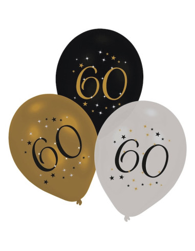 Palloncini 60 anni "Buon compleanno" - Bellefete.ch - Svizzera - Decorazioni di compleanno 60 anni