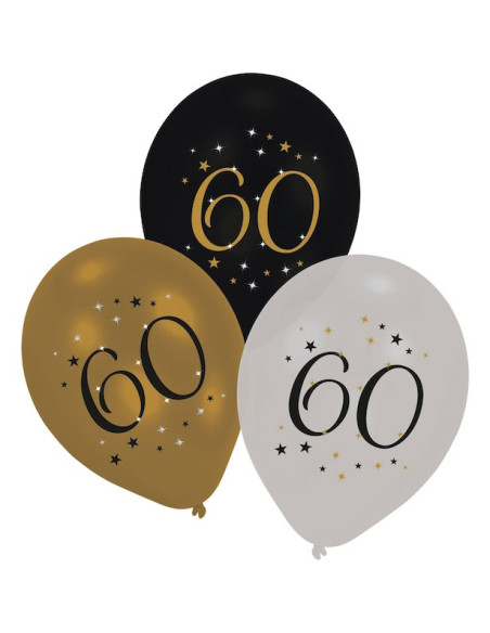 Palloncini 60 anni "Buon compleanno" - Bellefete.ch - Svizzera - Decorazioni di compleanno 60 anni