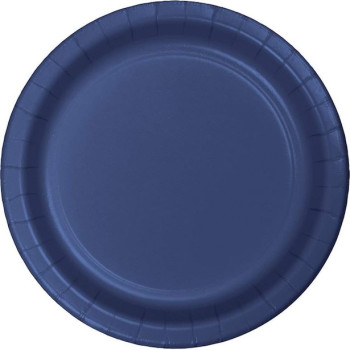 Assiettes de fête Bleu Navy - Vaisselle jetable - Déco de table